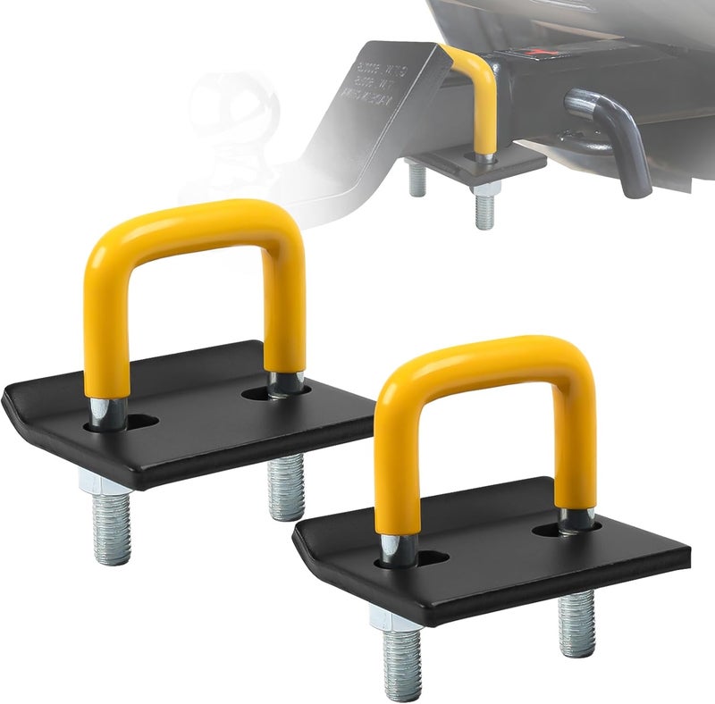 Donext Hitch Tightener Anti Rattle Stabilizer for 1.25" to 2", Trailer Hitches Reduce Movement On Hitch Cargo Carrier Bike Rack, RV Accessories, Rust Free(2 Packs) - Image 1